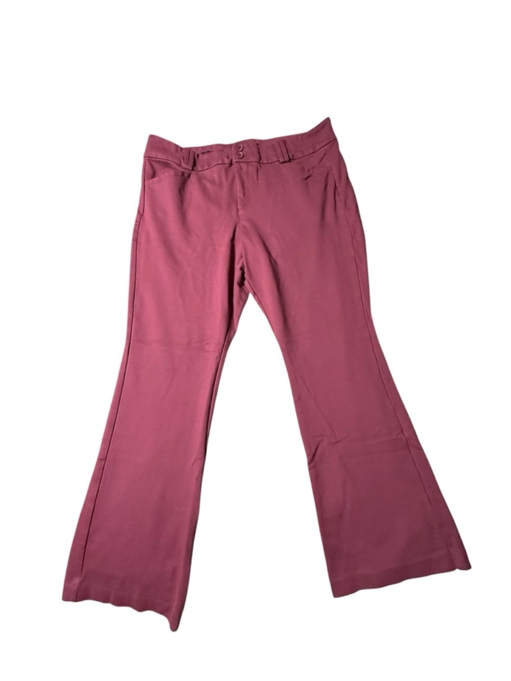 Torrid Trouser Boot Studio Luxe Ponte Mid-Rise Pant Red 22R